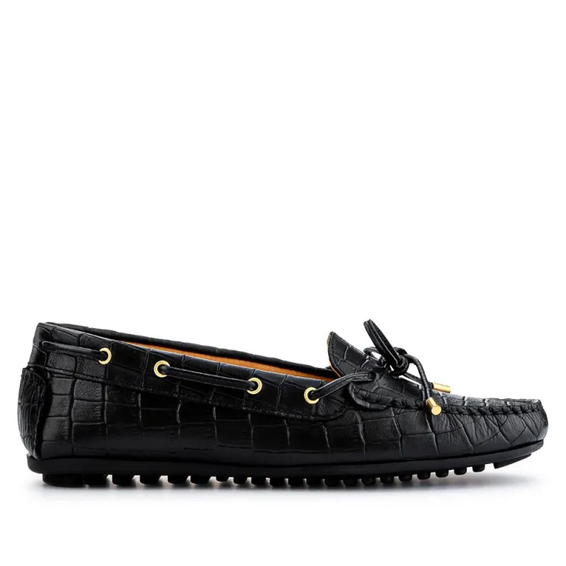 Perri Leather Loafers - PERRI / 325 191 - Black Patent made by Jones Bootmaker