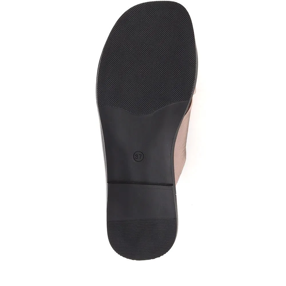 Hazelle Flat Mule Sandals - HAZELLE / 325 227 - Pewter sold by Jones Bootmaker product image thumbnail 4