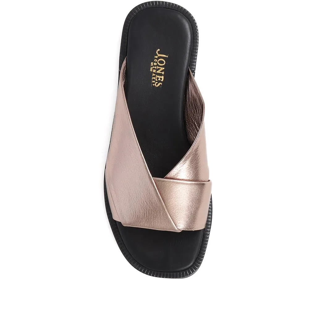 Hazelle Flat Mule Sandals - HAZELLE / 325 227 - Pewter sold by Jones Bootmaker product image thumbnail 5