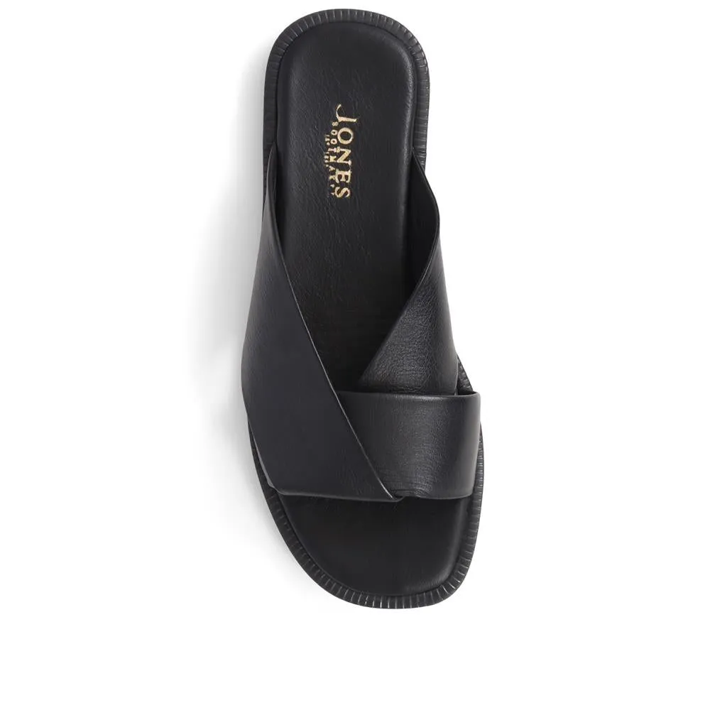 Hazelle Flat Mule Sandals - HAZELLE / 325 227 - Black sold by Jones Bootmaker product image thumbnail 5