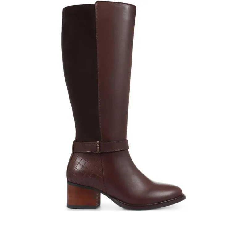 Susie Leather Boots - BARBR34515 / 320 314 - Brown made by Barbour