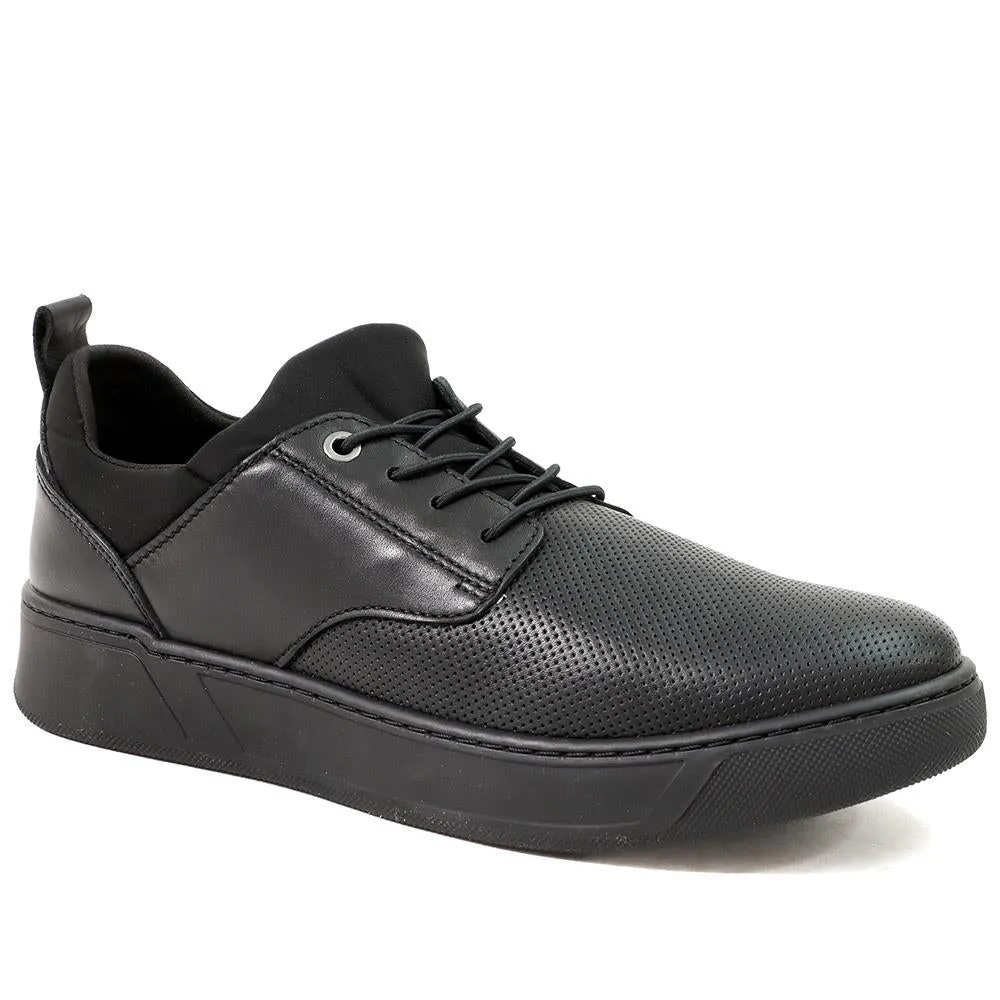 Seamus Casual Lace-Up Trainers - SEAMUS / 327 315 - Black Leather sold by Jones Bootmaker product image thumbnail 2
