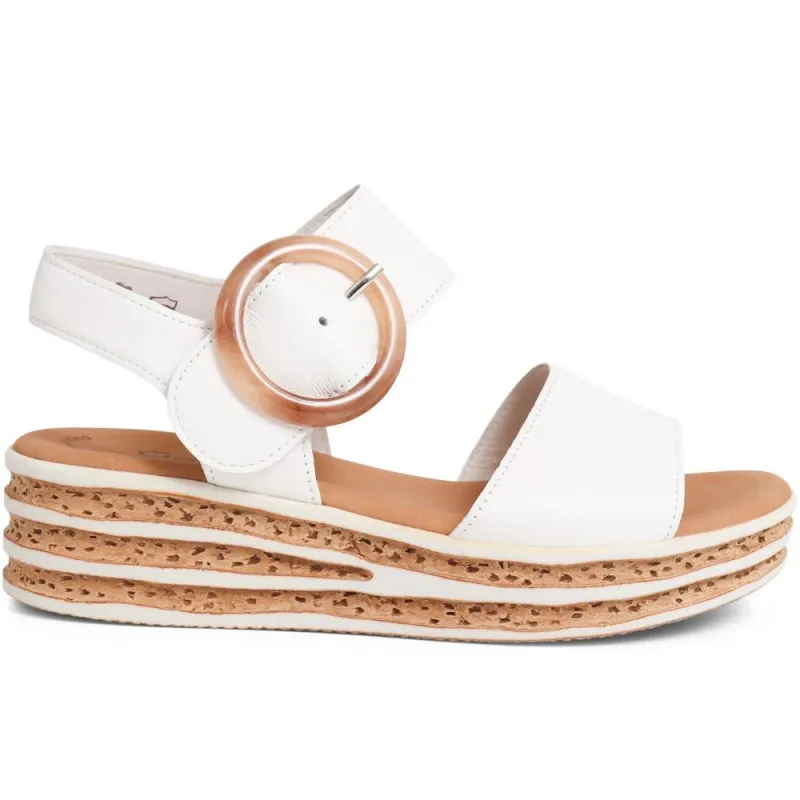 Andre Gabor Wedge Sandals - GAB37522 / 323 653 made by Jones Bootmaker