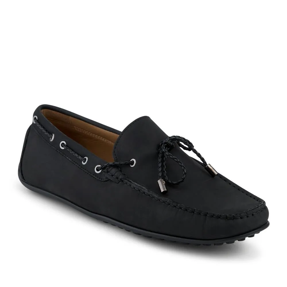 Pedro Leather Tasselled Loafers - PEDRO / 328 711 - Black Nubuck sold by Jones Bootmaker product image thumbnail 2
