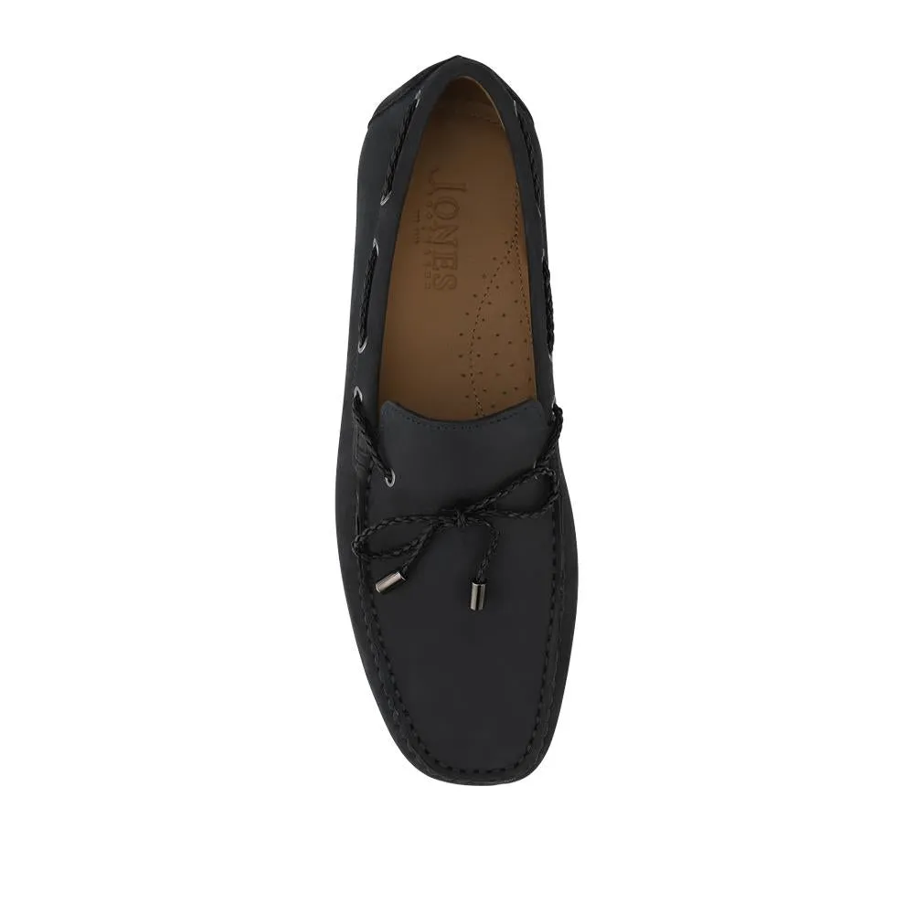Pedro Leather Tasselled Loafers - PEDRO / 328 711 - Navy Nubuck sold by Jones Bootmaker product image thumbnail 4