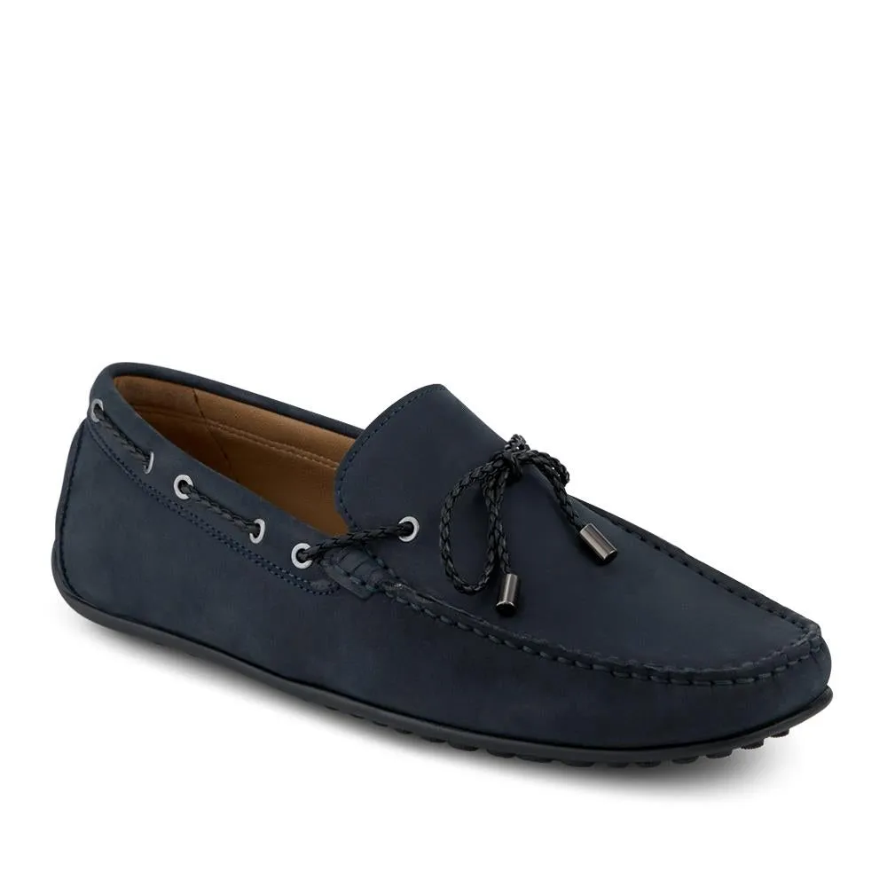 Pedro Leather Tasselled Loafers - PEDRO / 328 711 - Navy Nubuck sold by Jones Bootmaker product image thumbnail 2