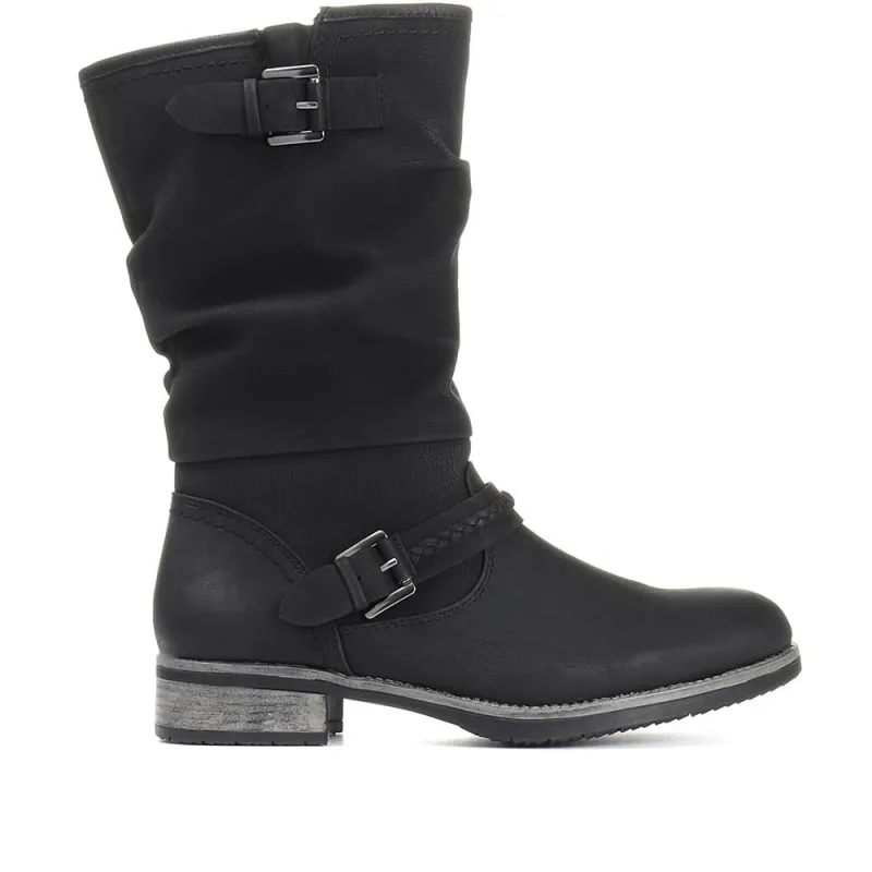Mid-Calf Slouch Boots - RKR28552 / 313 665 made by Jones Bootmaker