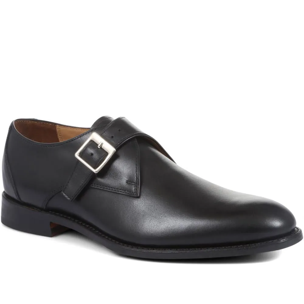 Knoxx Leather Monk Shoes - KNOXX / 318 994 - Black sold by Jones Bootmaker product image thumbnail 2