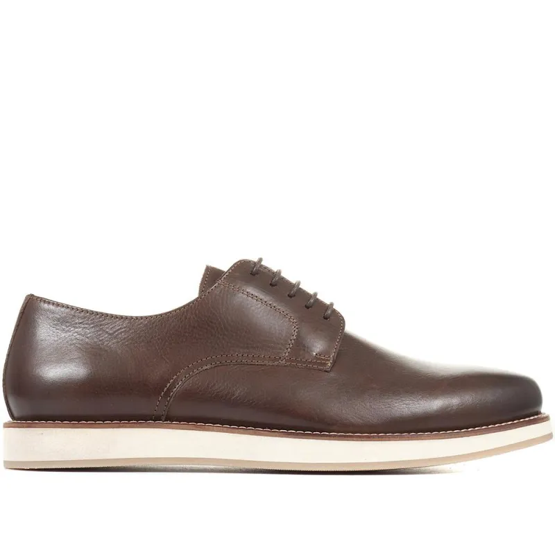 Louie Lightweight Lace-Up Shoes - LOUIE / 321 691 - Brown made by Jones Bootmaker