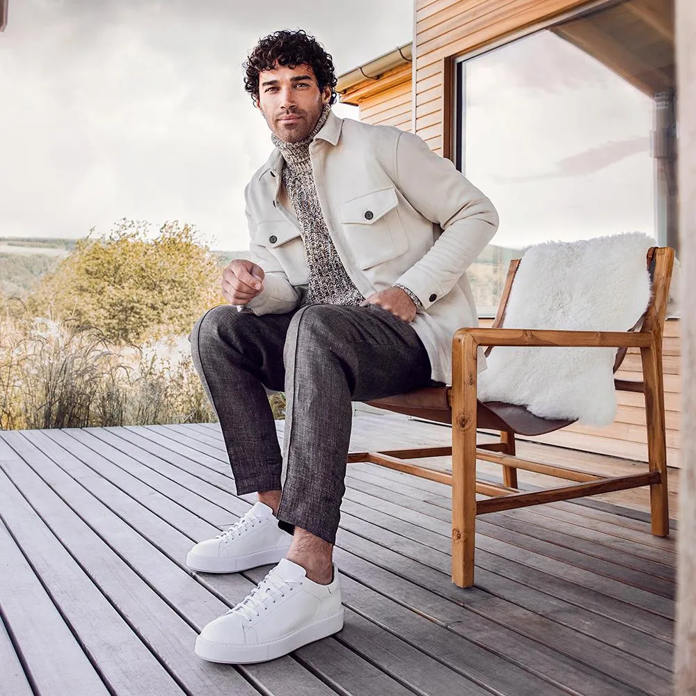 Sedbergh Smart Leather Trainers - SEDBERGH / 322 931 - White sold by Jones Bootmaker product image thumbnail 5