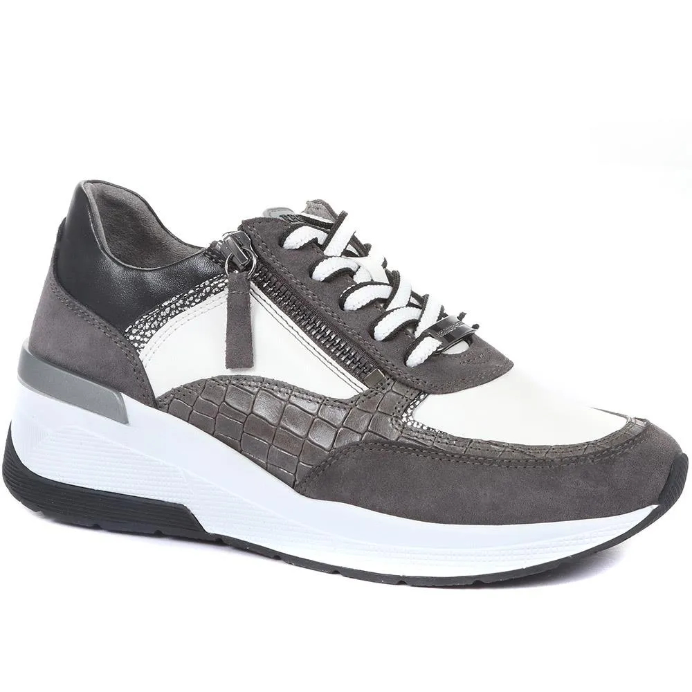Alyson 30 Lace-Up Trainers - SINO33513 / 320 364 - Grey Multi sold by Jones Bootmaker product image thumbnail 2