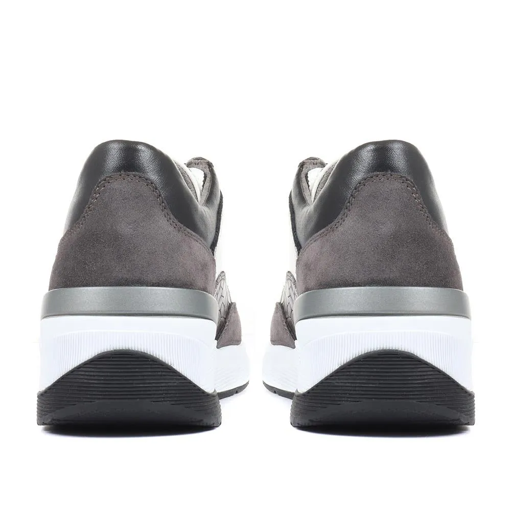 Alyson 30 Lace-Up Trainers - SINO33513 / 320 364 - Grey Multi sold by Jones Bootmaker product image thumbnail 3