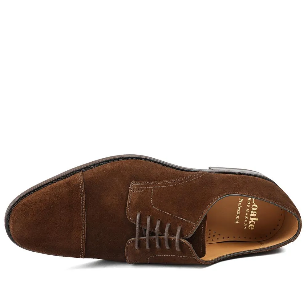Loake Smart Leather Derby Shoes - LOA39501 / 326 577 - Brown Suede sold by Jones Bootmaker product image thumbnail 4