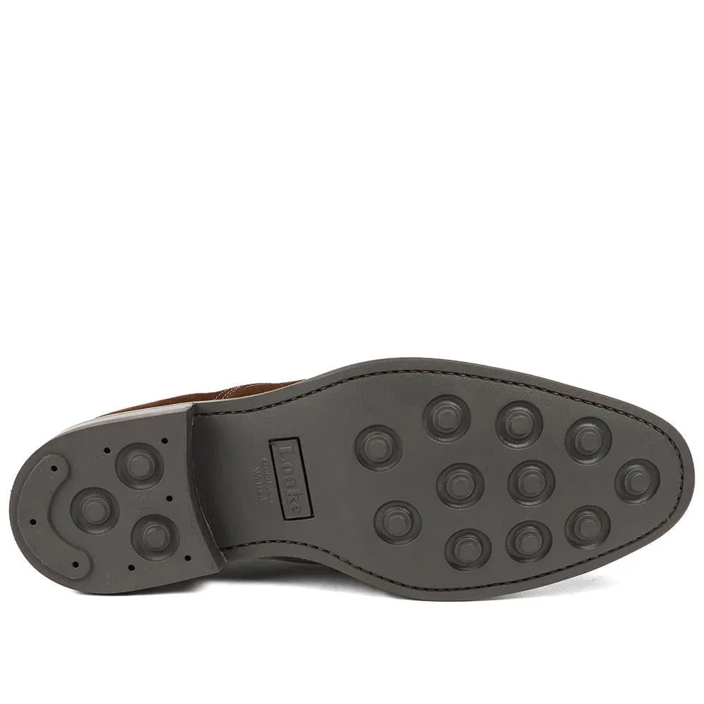 Loake Smart Leather Derby Shoes - LOA39501 / 326 577 - Brown Suede sold by Jones Bootmaker product image thumbnail 5