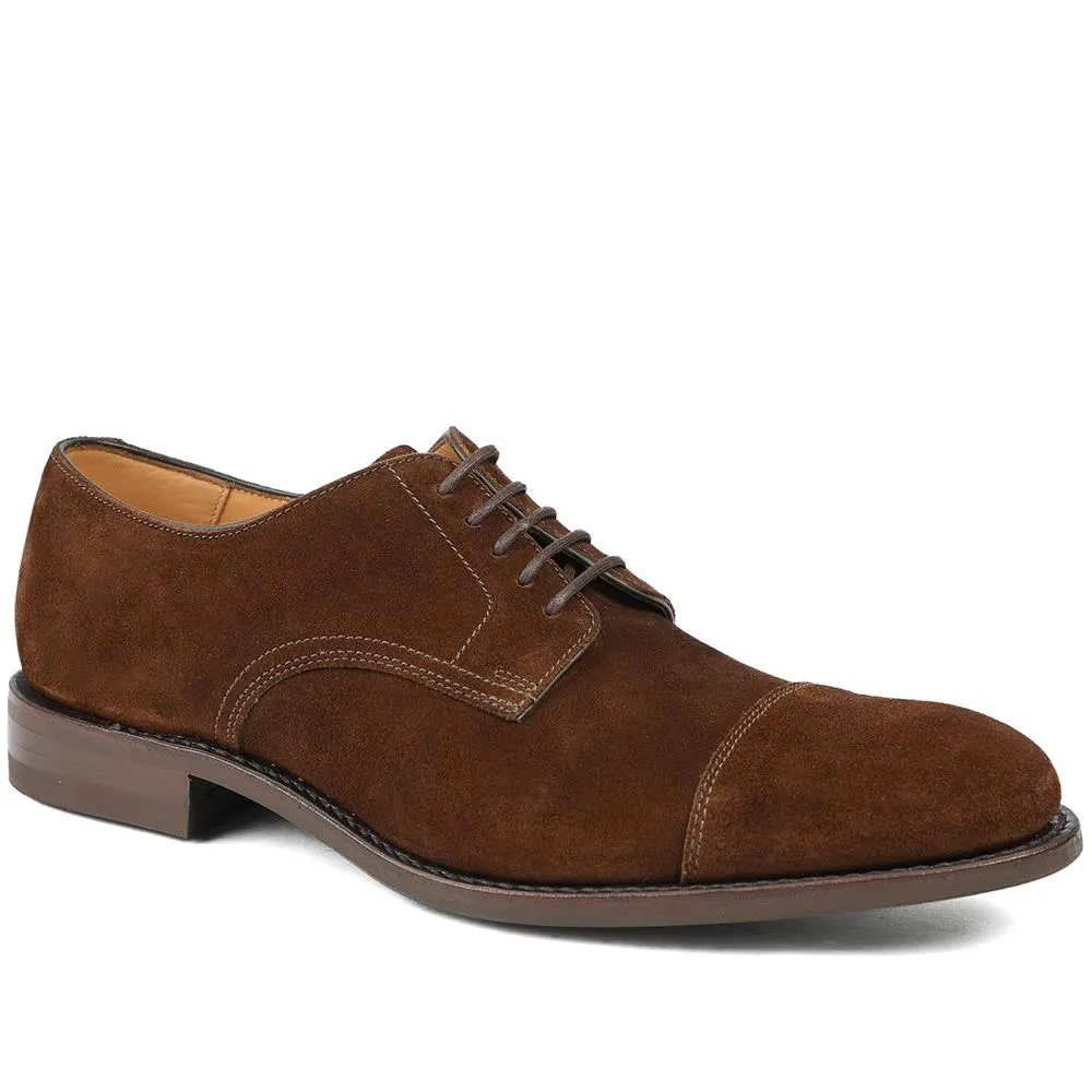 Loake Smart Leather Derby Shoes - LOA39501 / 326 577 - Brown Suede sold by Jones Bootmaker product image thumbnail 2