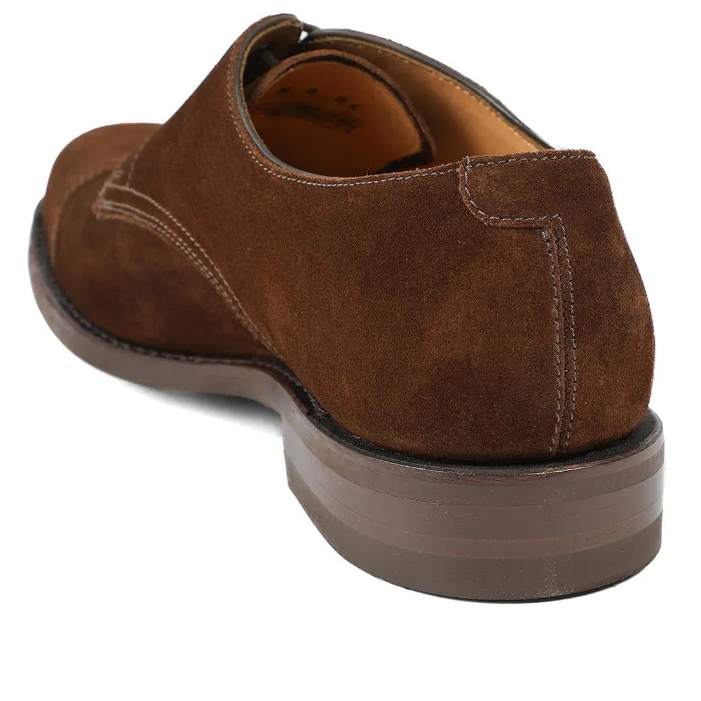 Loake Smart Leather Derby Shoes - LOA39501 / 326 577 - Brown Suede sold by Jones Bootmaker product image thumbnail 3
