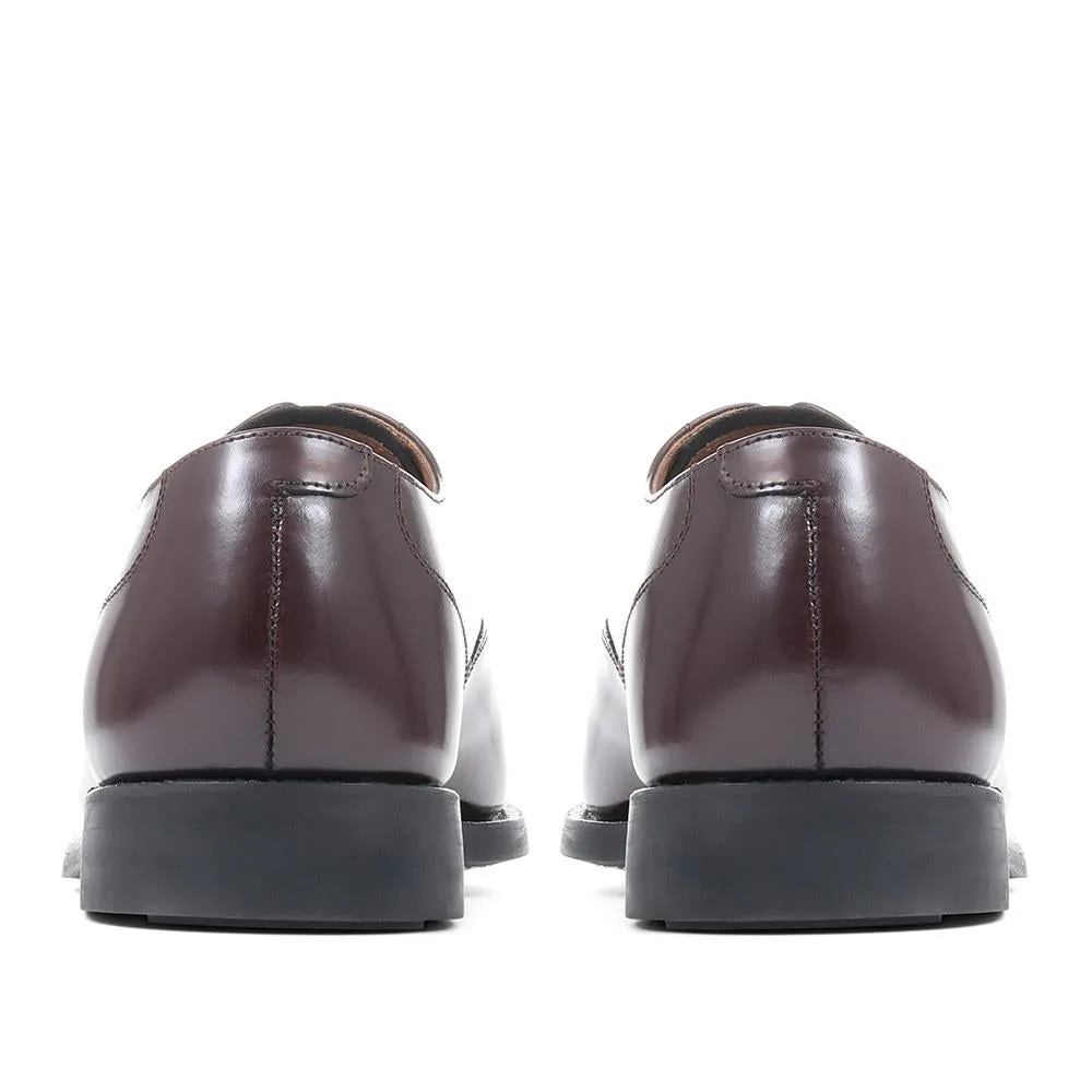 Minty Goodyear Welted Polished Leather Oxford Shoe - MINTY3 / 318 987 - Burgundy sold by Jones Bootmaker product image thumbnail 3