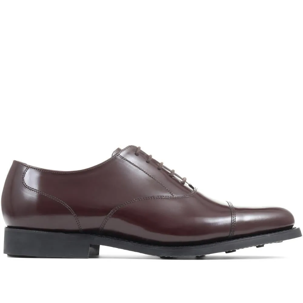 Minty Goodyear Welted Polished Leather Oxford Shoe - MINTY3 / 318 987 - Burgundy sold by Jones Bootmaker