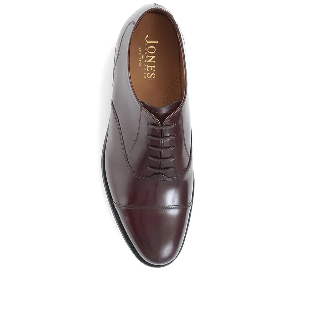 Minty Goodyear Welted Polished Leather Oxford Shoe - MINTY3 / 318 987 - Burgundy sold by Jones Bootmaker product image thumbnail 5