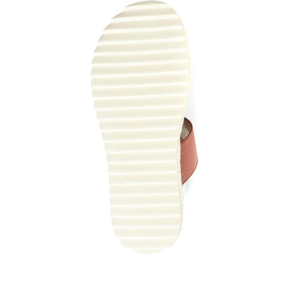 Amelda Leather Platform Sandals - BARBR35517 / 321 405 - Tan sold by Jones Bootmaker product image thumbnail 5