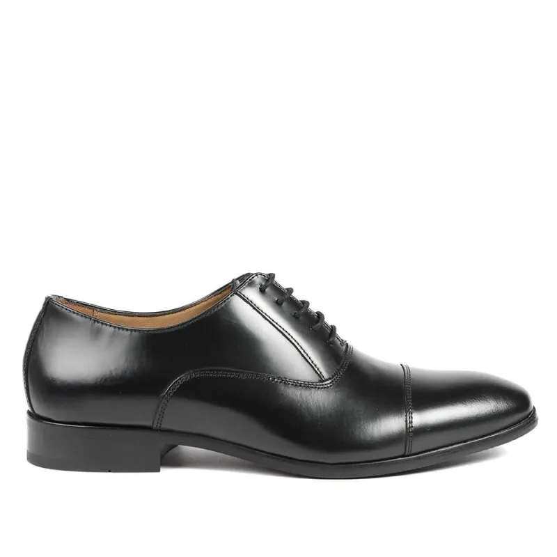 Marvin Leather Oxford Shoes - MARVIN / 325 748 - Black made by Jones Bootmaker