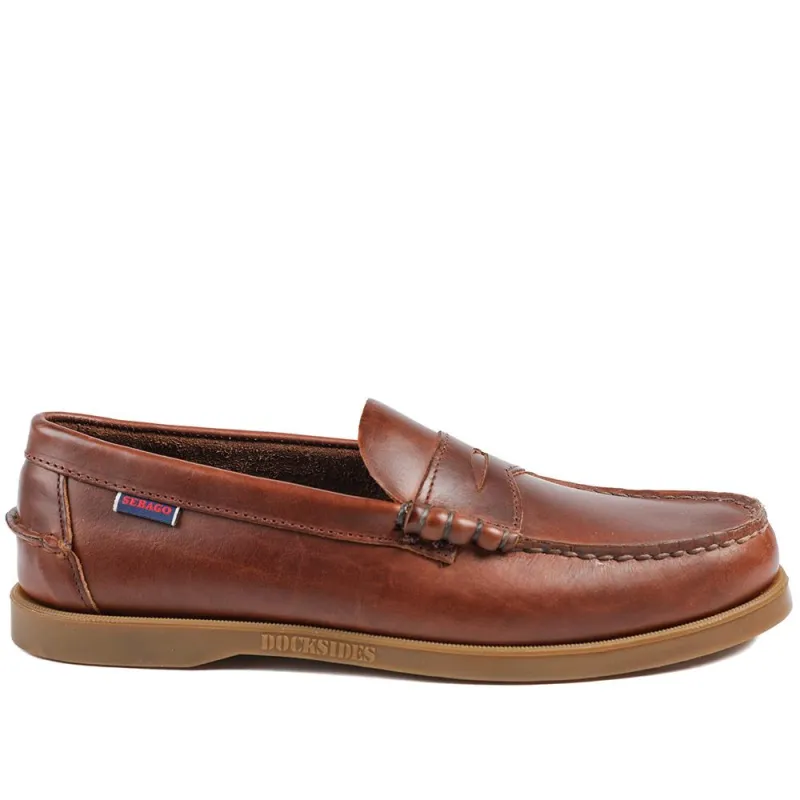Cushioned Leather Loafers - ARDGB43500 / 328 702 - Brown made by Sebago