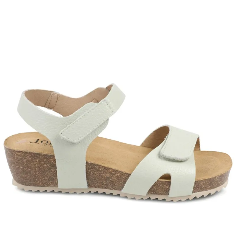 Joanie Wide Fit Leather Sandals - JOANIEWIDE / 329 464 - Mint made by Jones Bootmaker