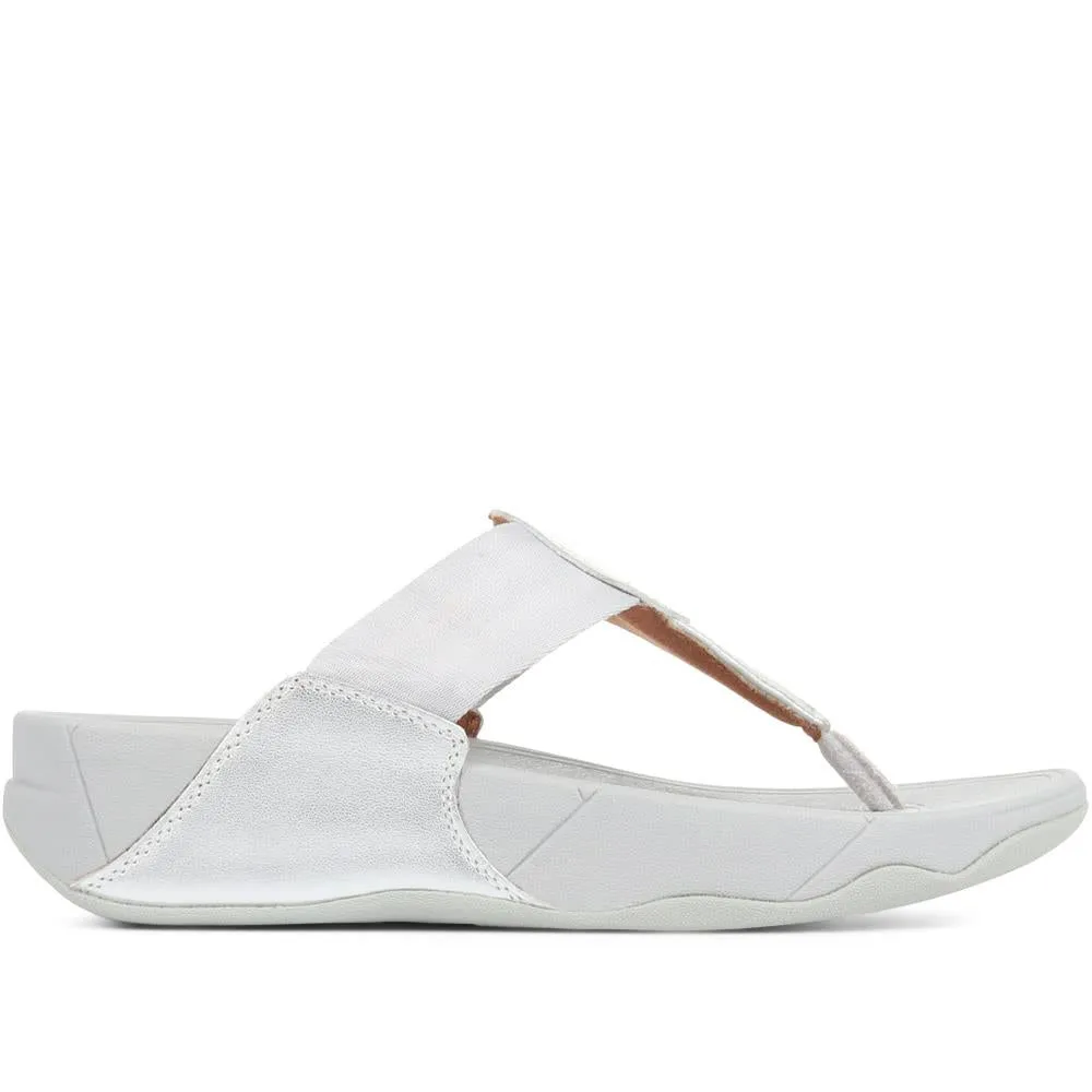 Walkstar Toe Post Sandals - FITF33504 / 319 682 - Silver sold by Jones Bootmaker