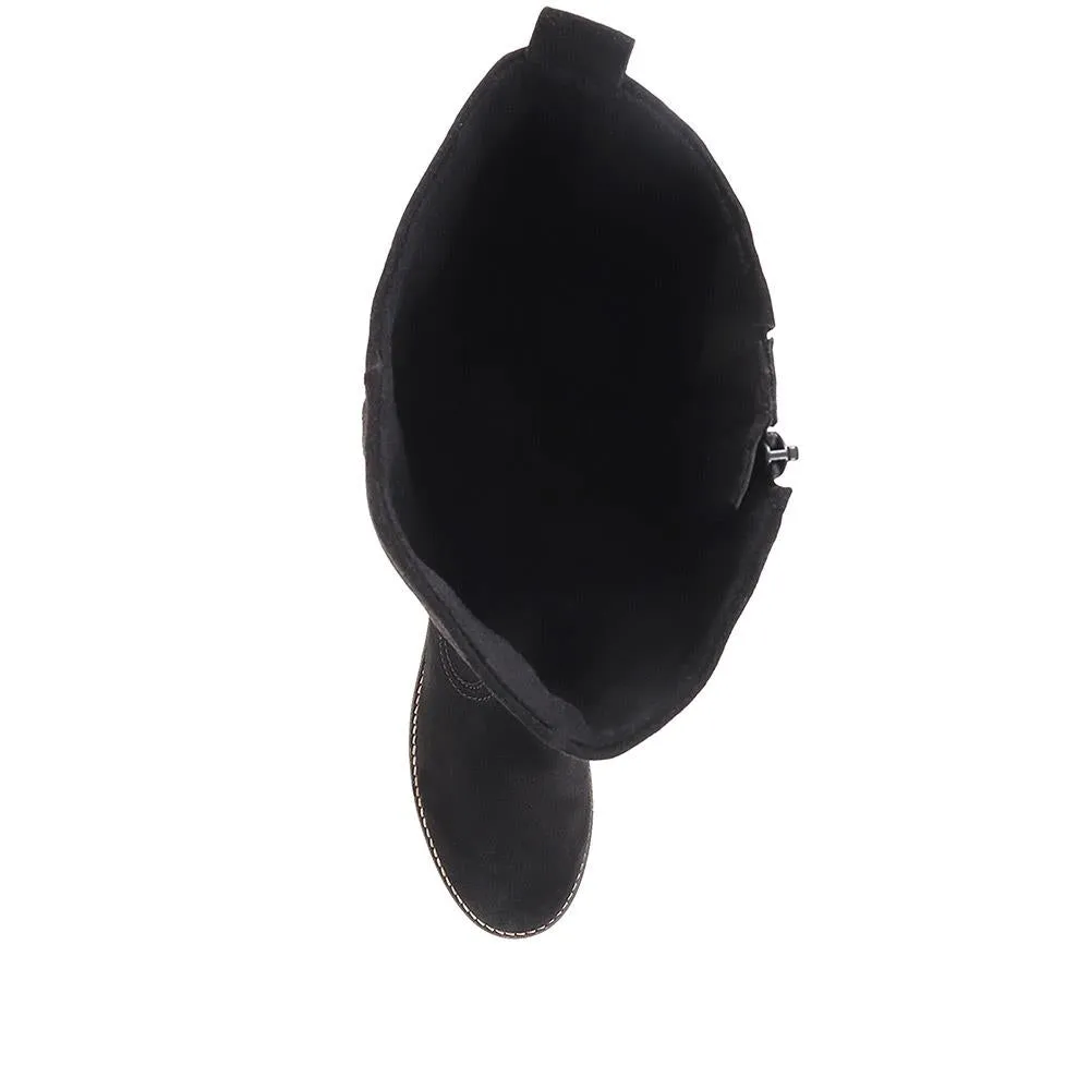 Suede Knee-High Boots - GAB36516 / 322 676 - Black sold by Jones Bootmaker product image thumbnail 4