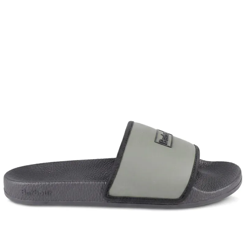 Barbour Cresswell Sliders - BARBR43507 / 328 662 - Green made by Barbour