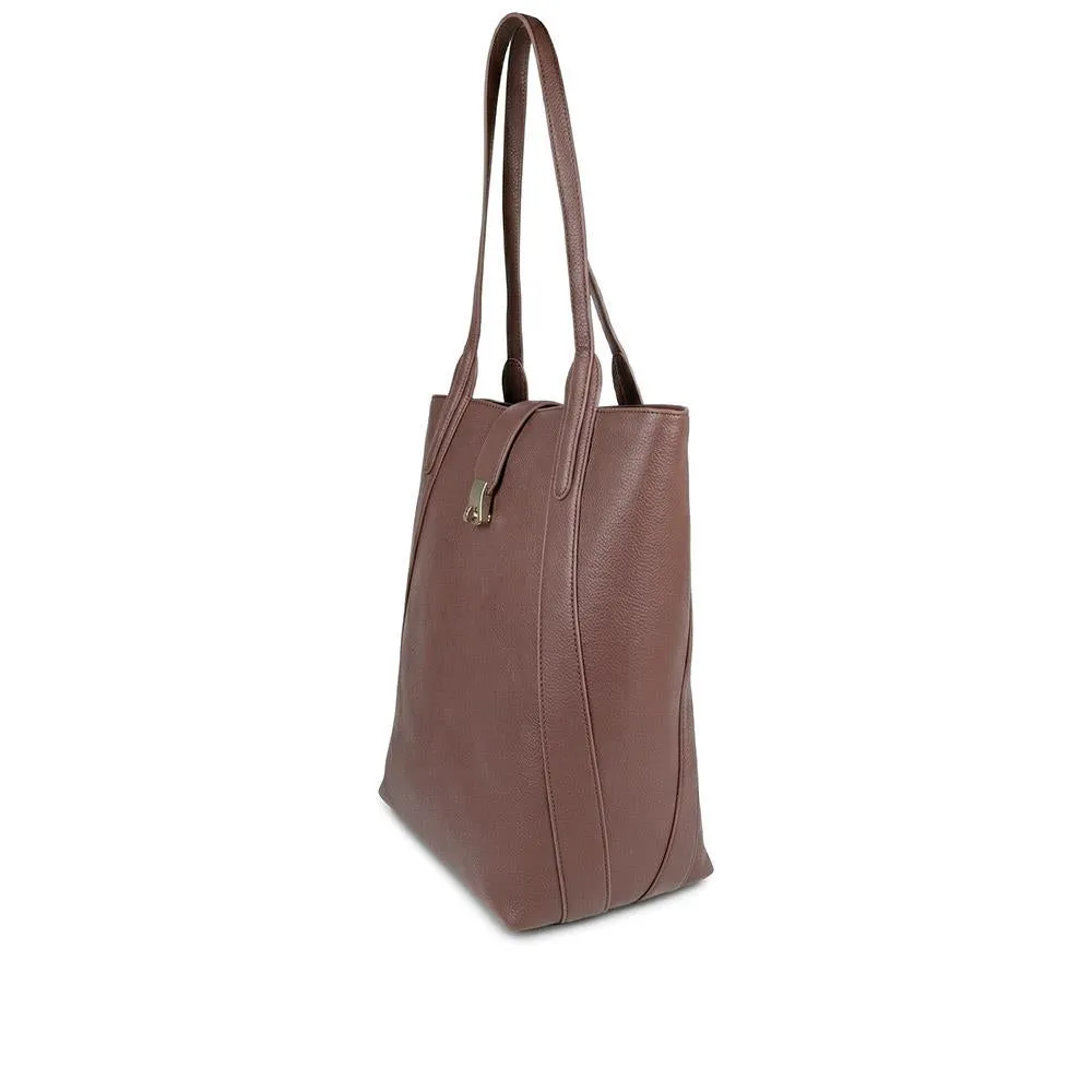 Vancover Leather Shoulder Bag - VANCOVER / 329 202 - Cherry Brown sold by Jones Bootmaker product image thumbnail 3