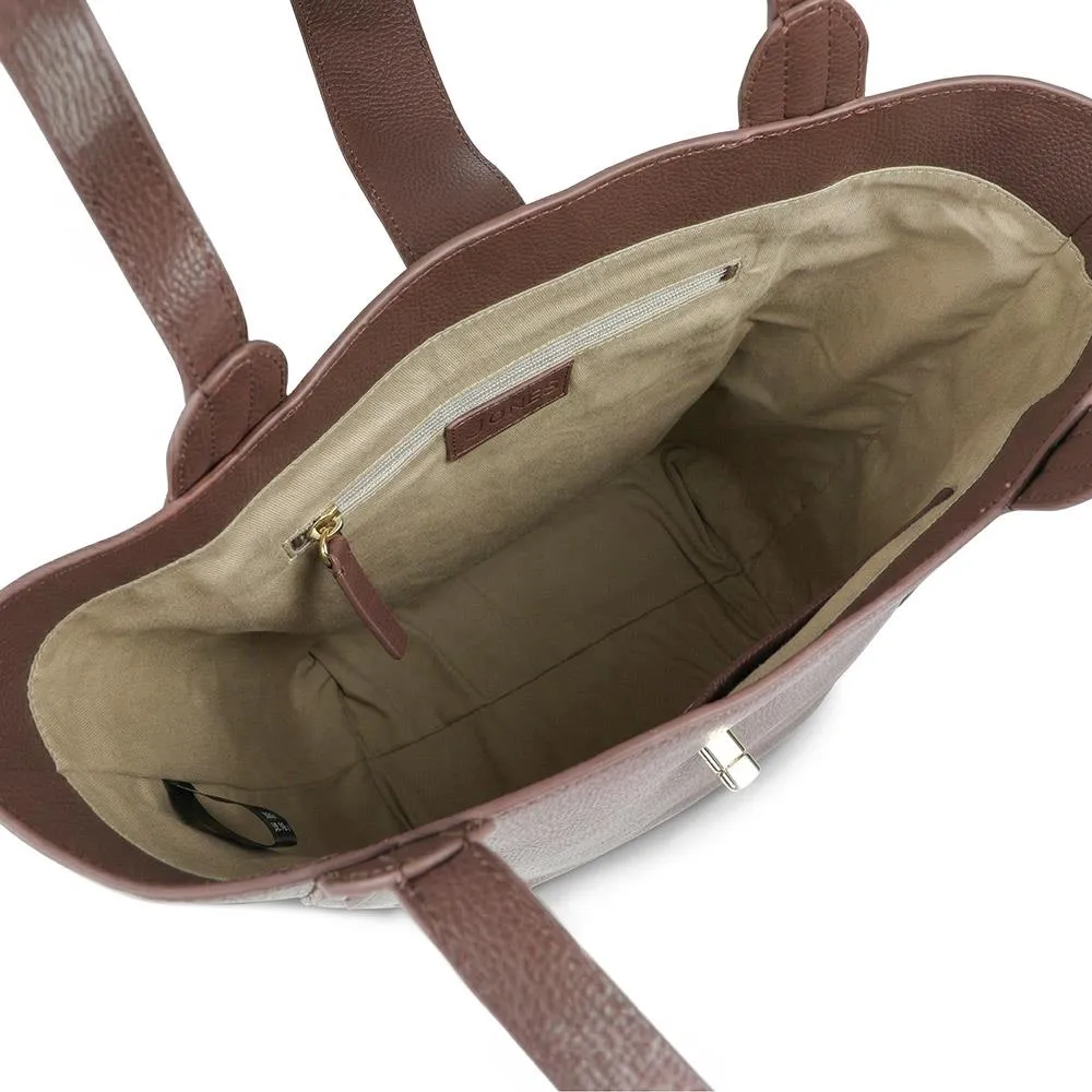 Vancover Leather Shoulder Bag - VANCOVER / 329 202 - Cherry Brown sold by Jones Bootmaker product image thumbnail 4