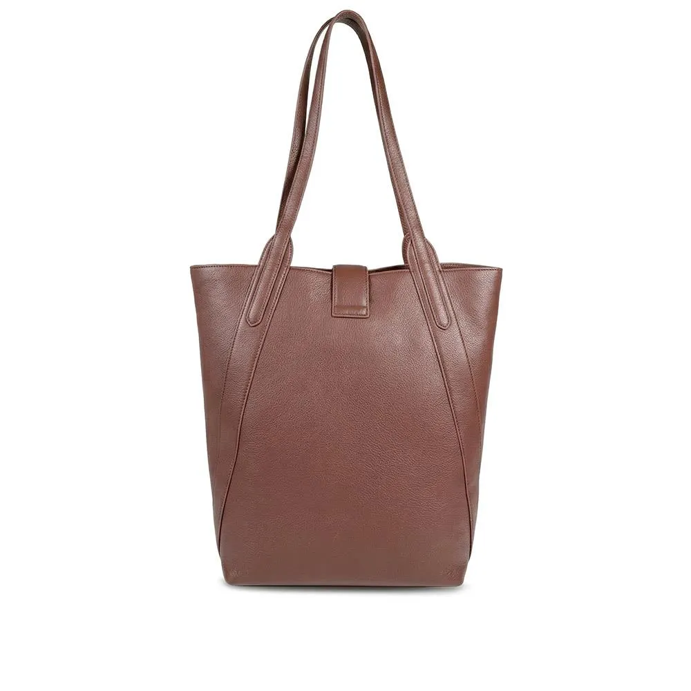 Vancover Leather Shoulder Bag - VANCOVER / 329 202 - Cherry Brown sold by Jones Bootmaker product image thumbnail 2