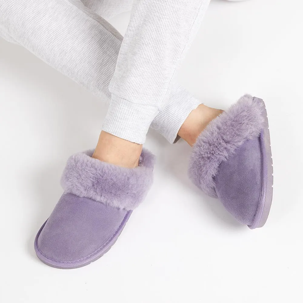 Bella-Rose Sheepskin Mule Slippers - BELLA-ROSE / 319 378 - Lilac sold by Jones Bootmaker product image thumbnail 5