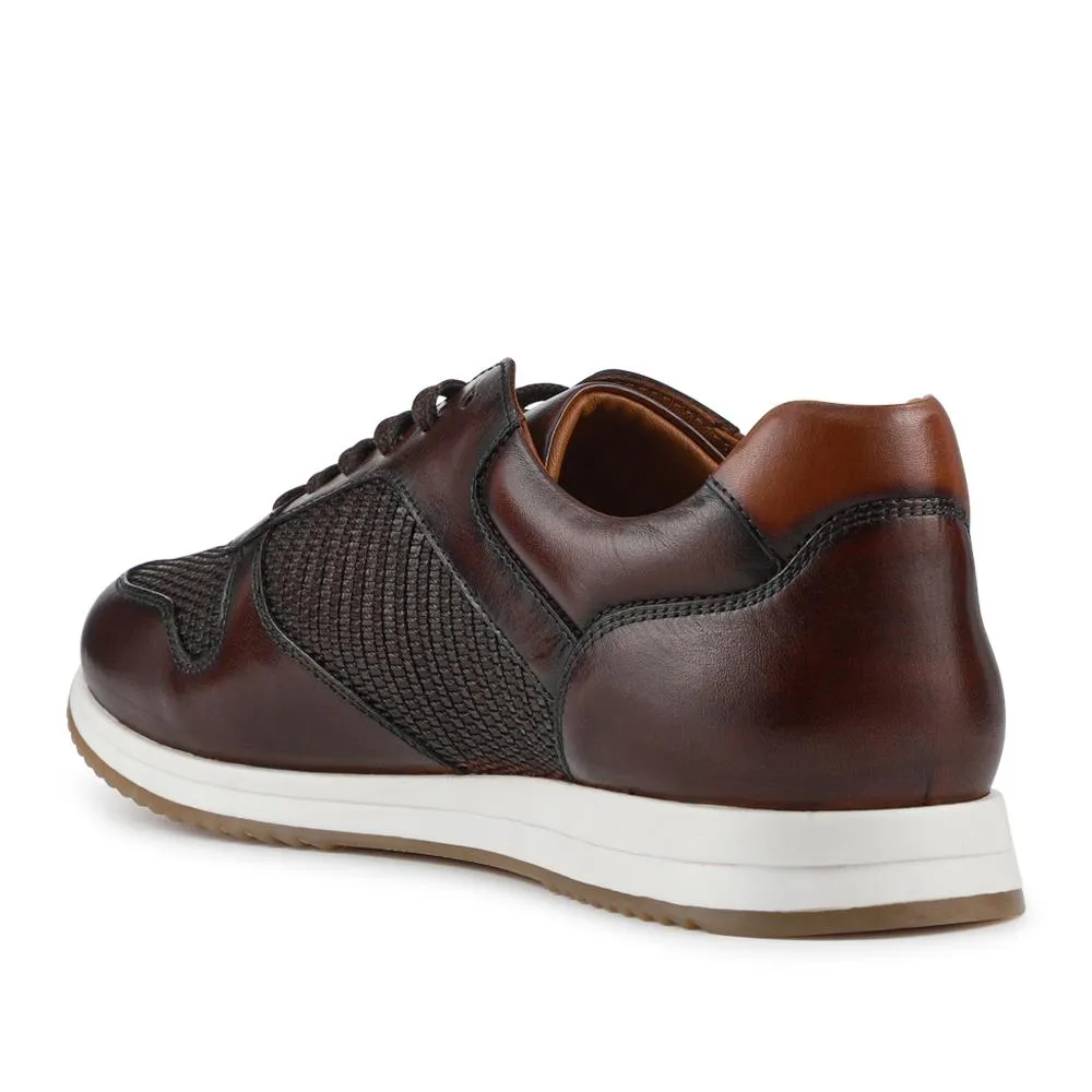 St Louis Casual Leather Lace Up Trainers - STLOUIS / 328 814 - Brown sold by Jones Bootmaker product image thumbnail 3
