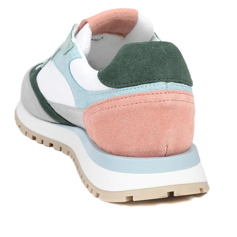 Asha Leather Wedge Trainers - ASHA / 329 137 - White Multi sold by Jones Bootmaker product image thumbnail 3