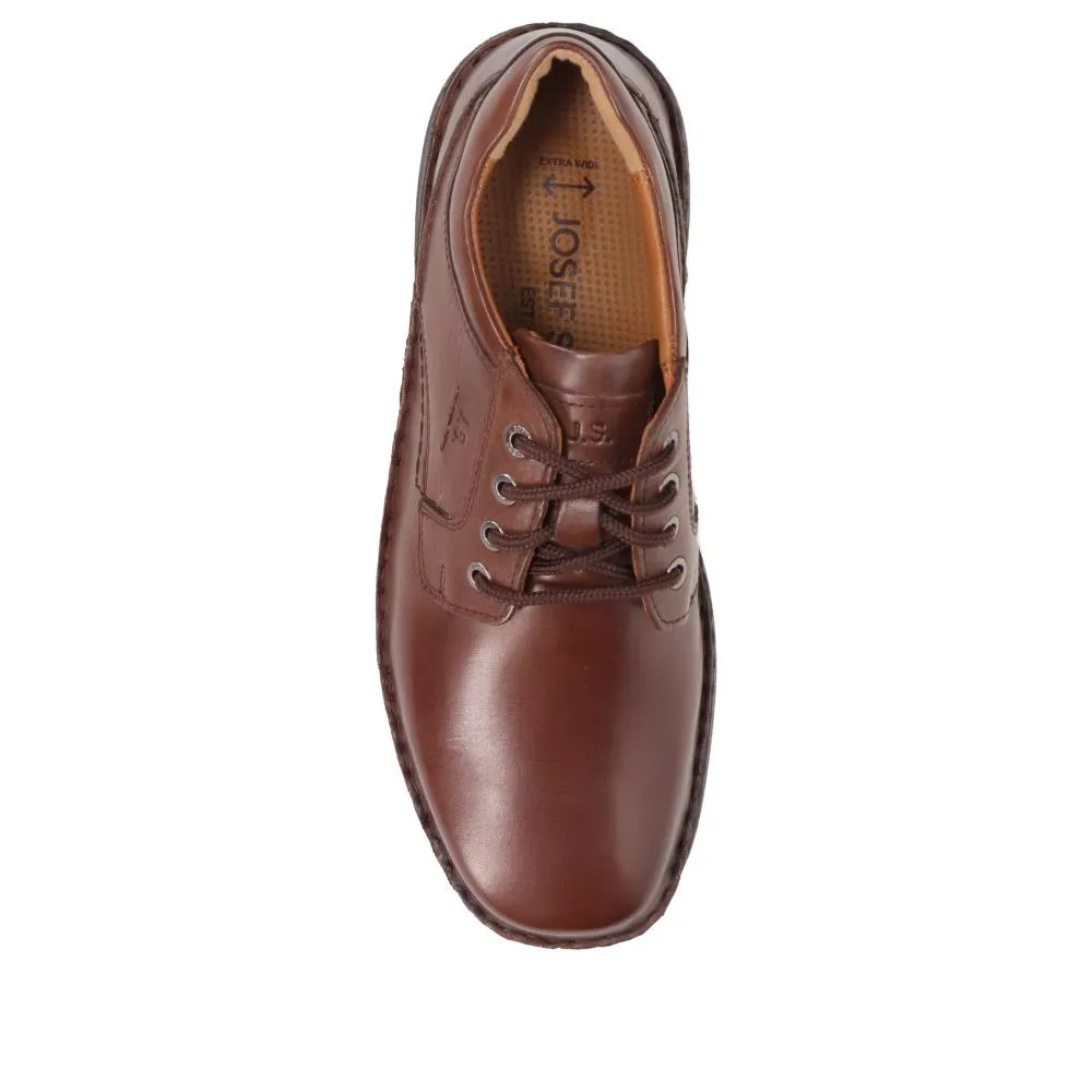 Smart Leather Lace-Up Shoes - JOSEF40504 / 326 430 - Dark Brown sold by Jones Bootmaker product image thumbnail 5