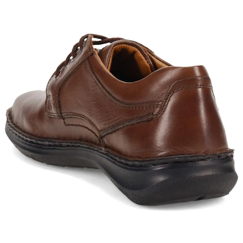 Smart Leather Lace-Up Shoes - JOSEF40504 / 326 430 - Dark Brown sold by Jones Bootmaker product image thumbnail 3