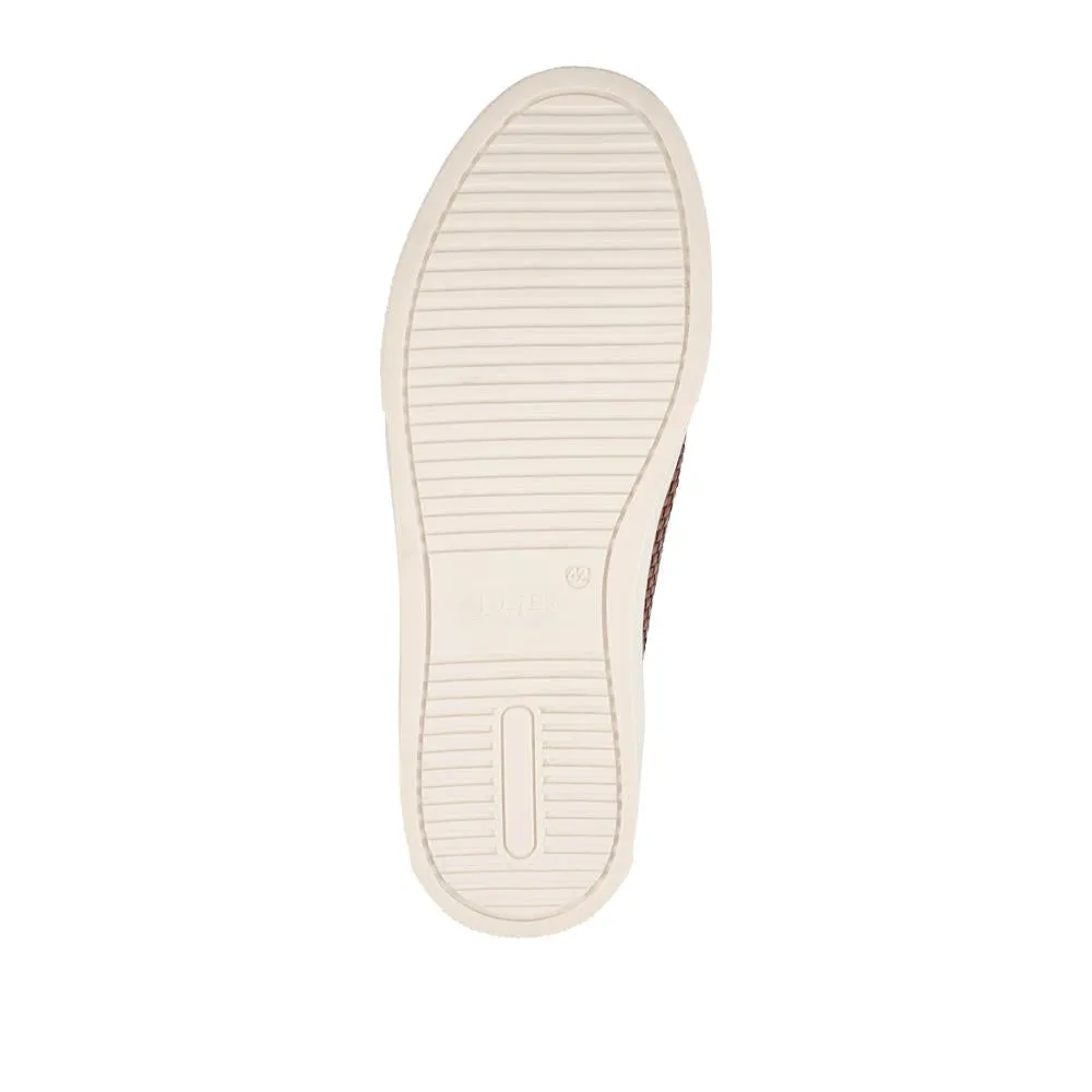 Swindon Leather Woven Slip On Trainers - SWINDON / 328 818 - Tan sold by Jones Bootmaker product image thumbnail 5