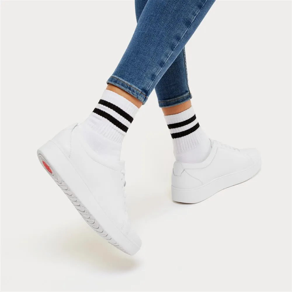 Casual Leather Trainer - FITF29531 / 314 258 - White sold by Jones Bootmaker product image thumbnail 3