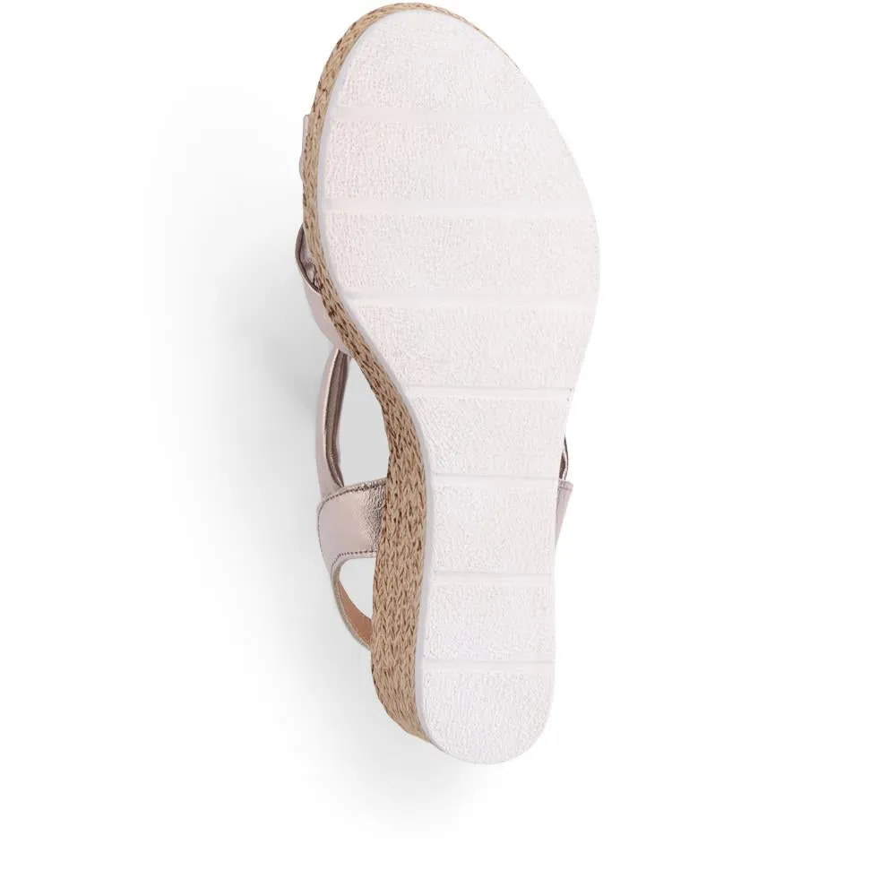 Celine Leather Wedge Sandals - LRK29504 / 315 505 - Metallic sold by Jones Bootmaker product image thumbnail 5