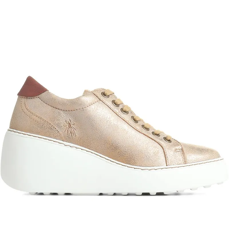 Lace-Up Wedge Trainers - FLYLO35501 / 321 880 made by Jones Bootmaker