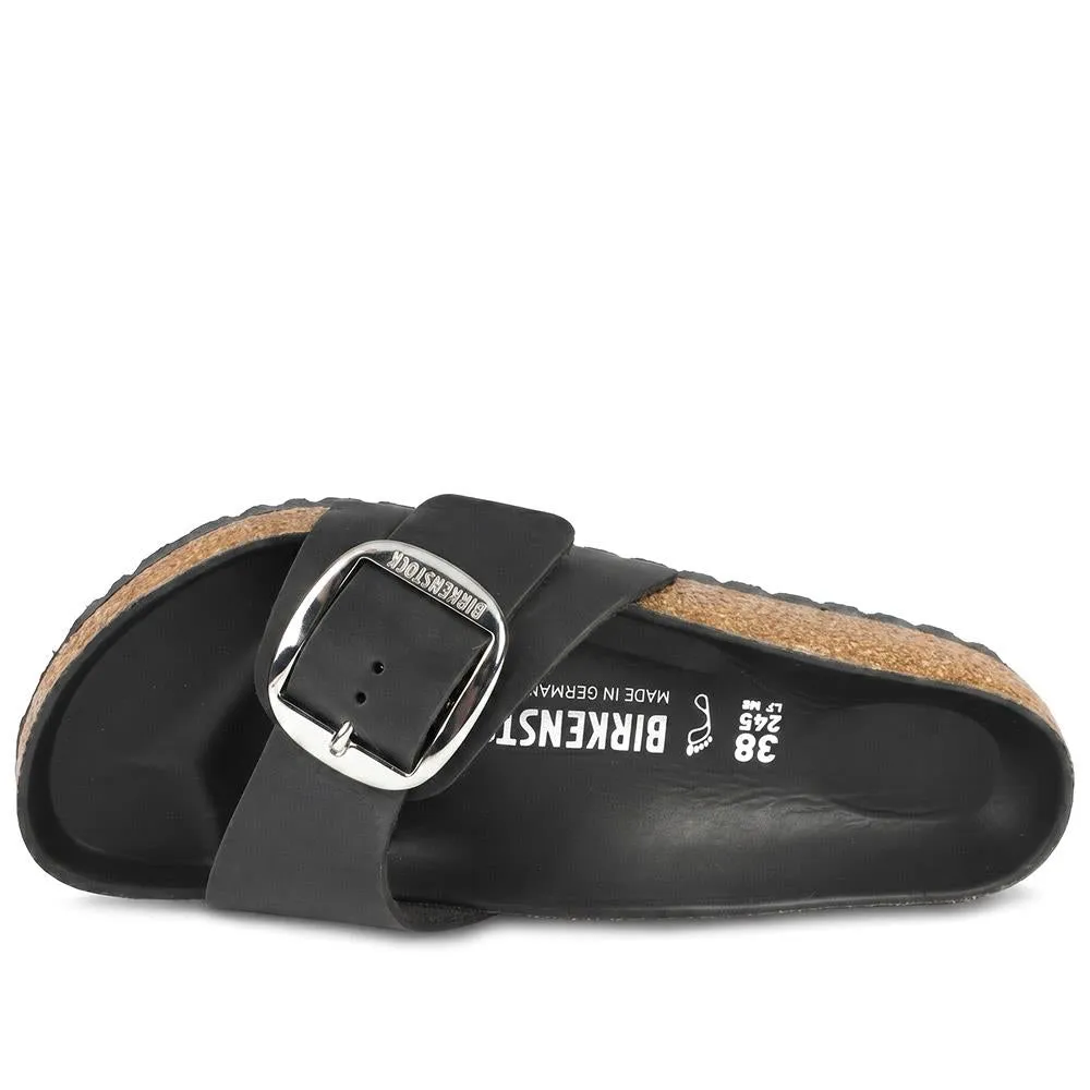 Leather Buckle Mule Sandals - BIRK41042 / 328 790 - Black sold by Jones Bootmaker product image thumbnail 4
