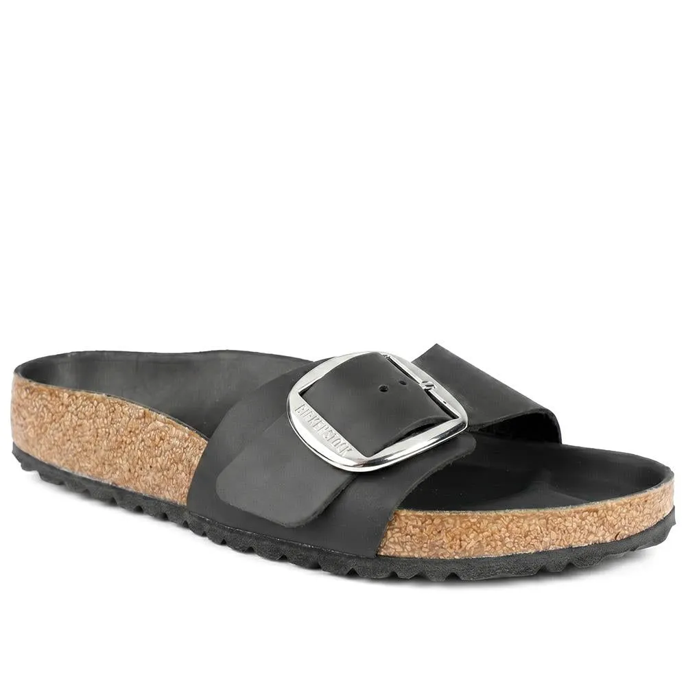 Leather Buckle Mule Sandals - BIRK41042 / 328 790 - Black sold by Jones Bootmaker product image thumbnail 2