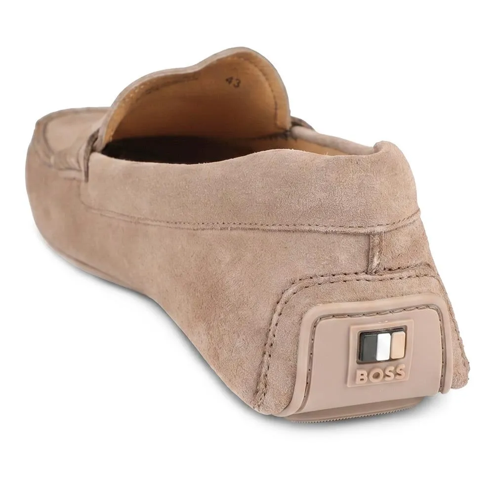 Leather Slip On Shoes - HUGO43503 / 328 697 - Taupe Suede sold by Jones Bootmaker product image thumbnail 3
