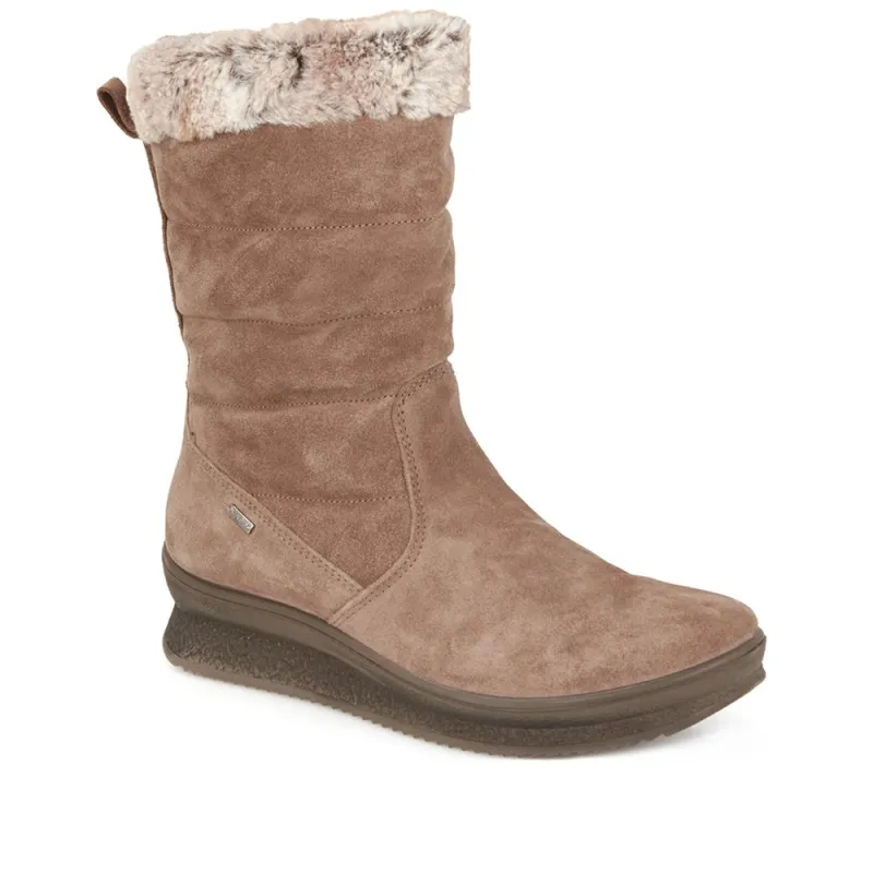 Essential Gore Tex Leather Weather Boots - IGICO28509 / 314 019 - Taupe made by Jones Bootmaker