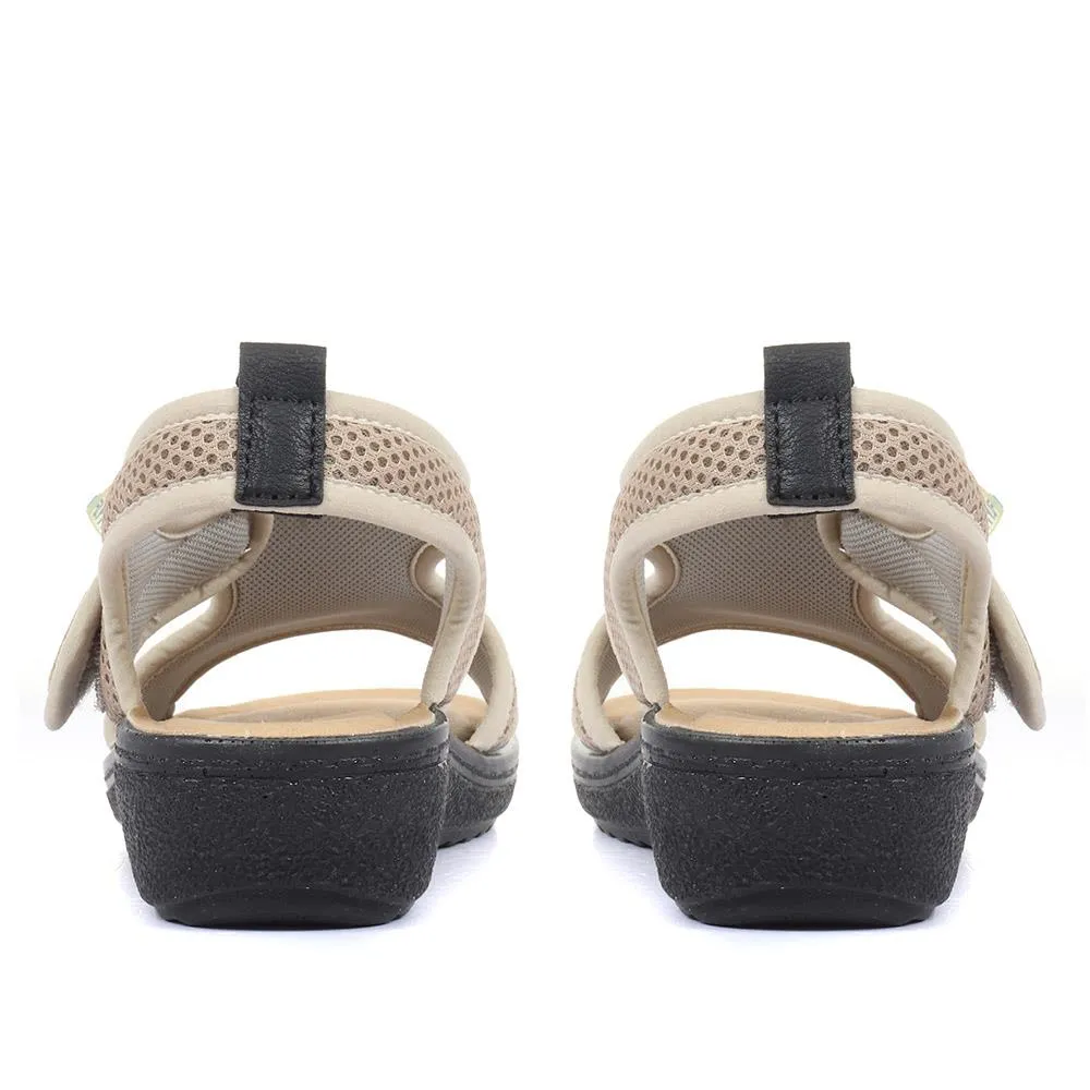 Fly Flot Touch Fastening Sandals - FLY27017 / 312 035 - Beige sold by Jones Bootmaker product image thumbnail 3