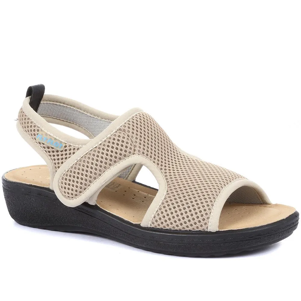 Fly Flot Touch Fastening Sandals - FLY27017 / 312 035 - Beige sold by Jones Bootmaker product image thumbnail 2