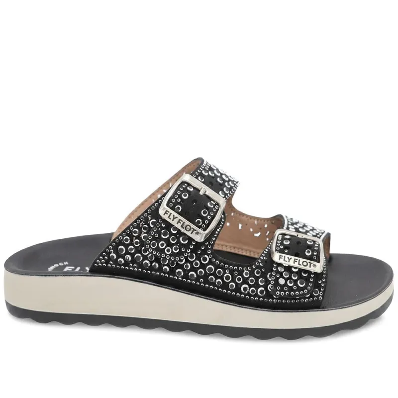 Fly Flot Dual Buckle Cushioned Sandals - FLY43020 / 328 644 made by Jones Bootmaker