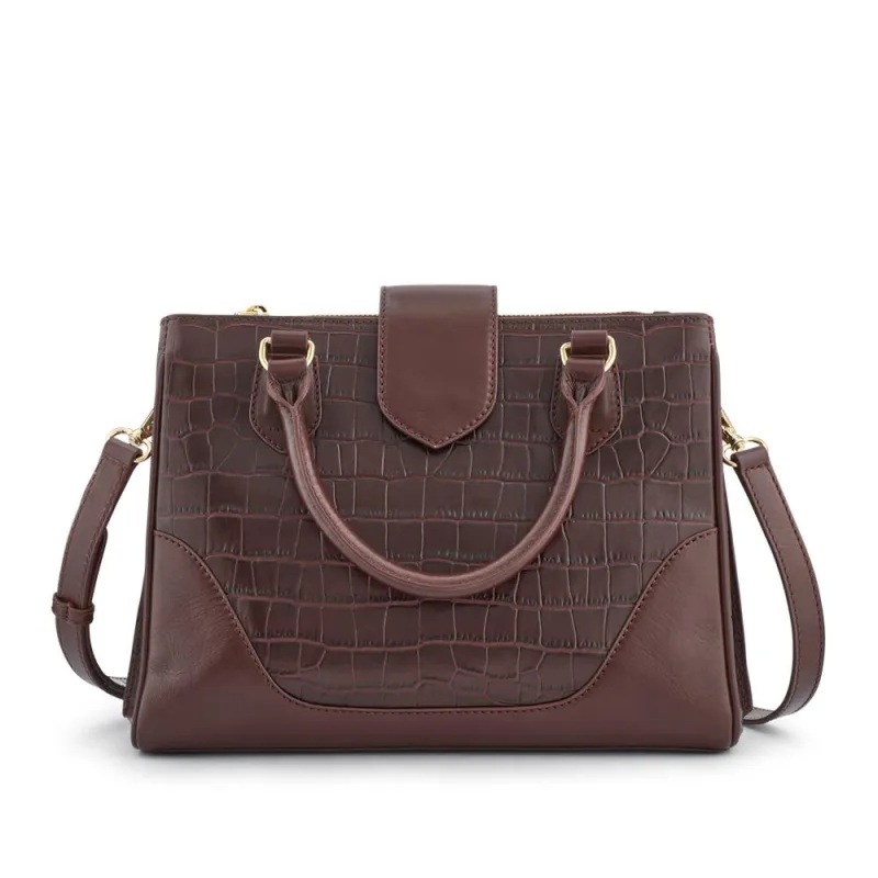Wisteria Luxury Leather Handbag - WISTERIA / 328 161 made by Jones Bootmaker
